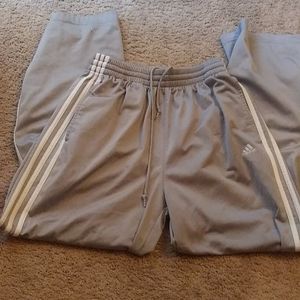 Gray Adidas pants